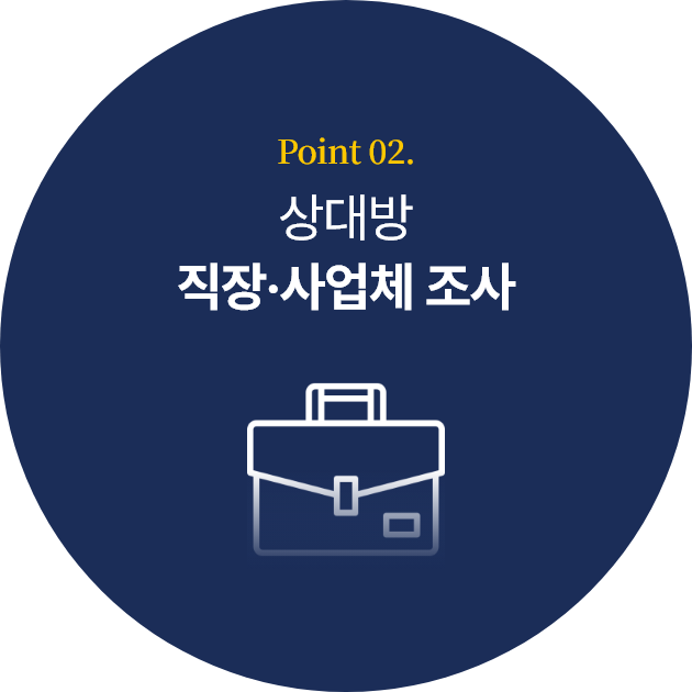 상대방 직장·사업체 조사