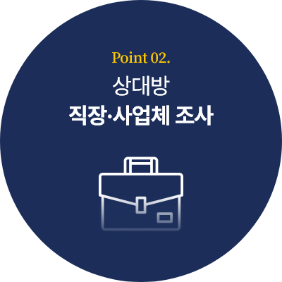 상대방 직장·사업체 조사